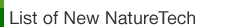 List of New NatureTech